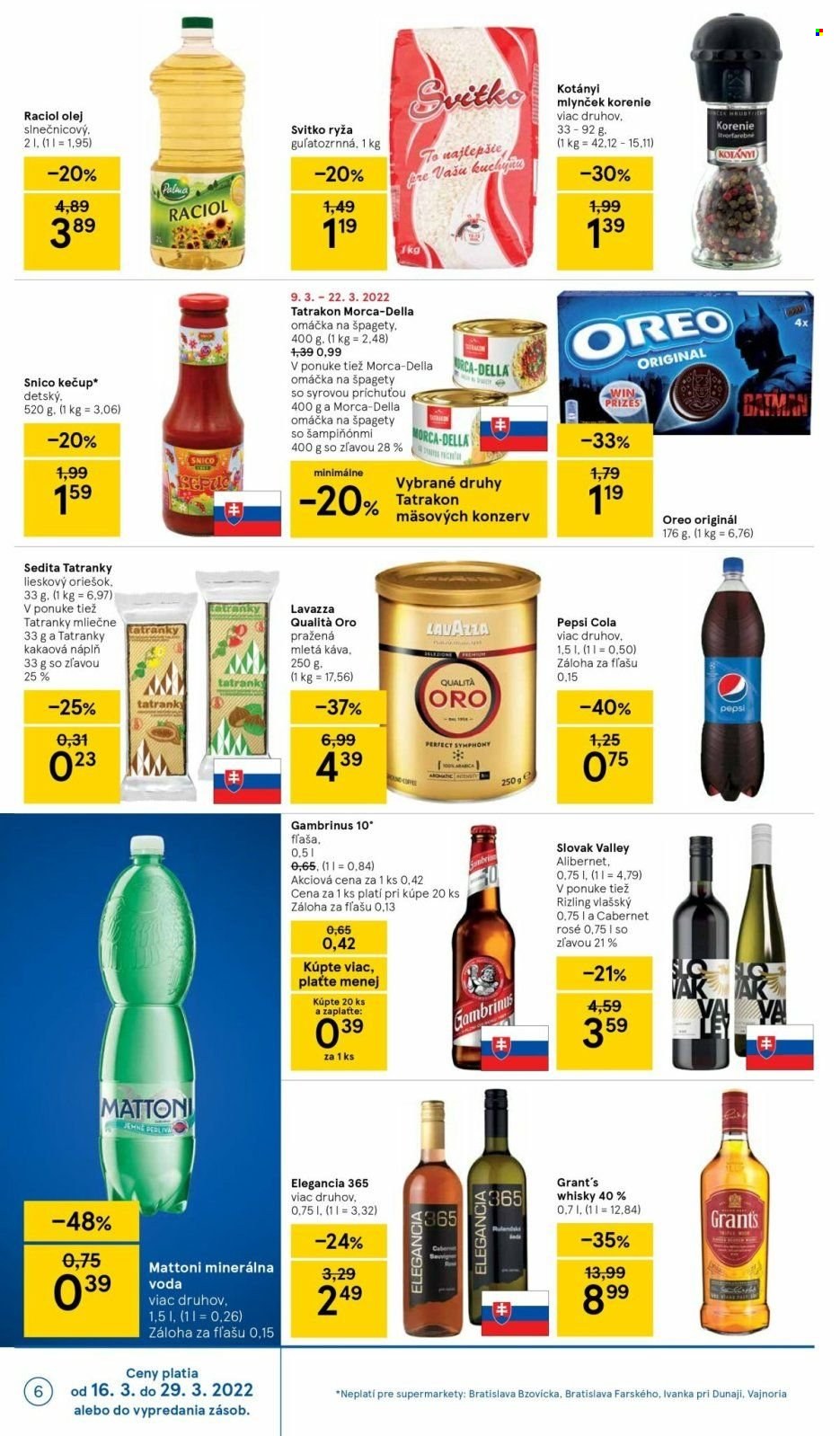 Leták TESCO supermarket - 16.3.2022 - 22.3.2022. Strana 6