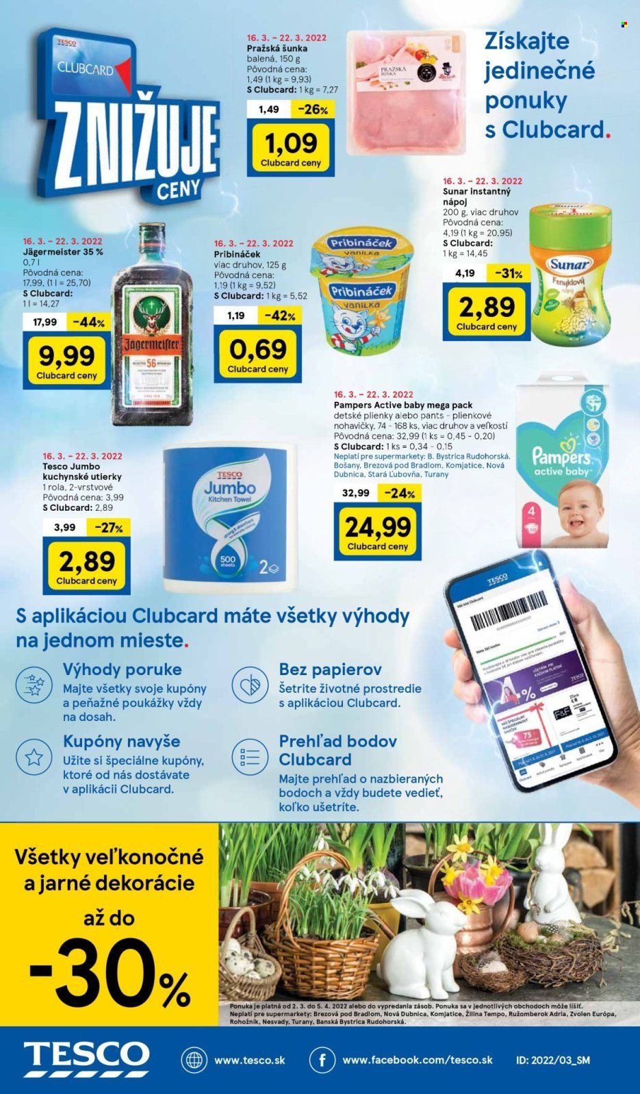 Leták TESCO supermarket - 16.3.2022 - 22.3.2022. Strana 8