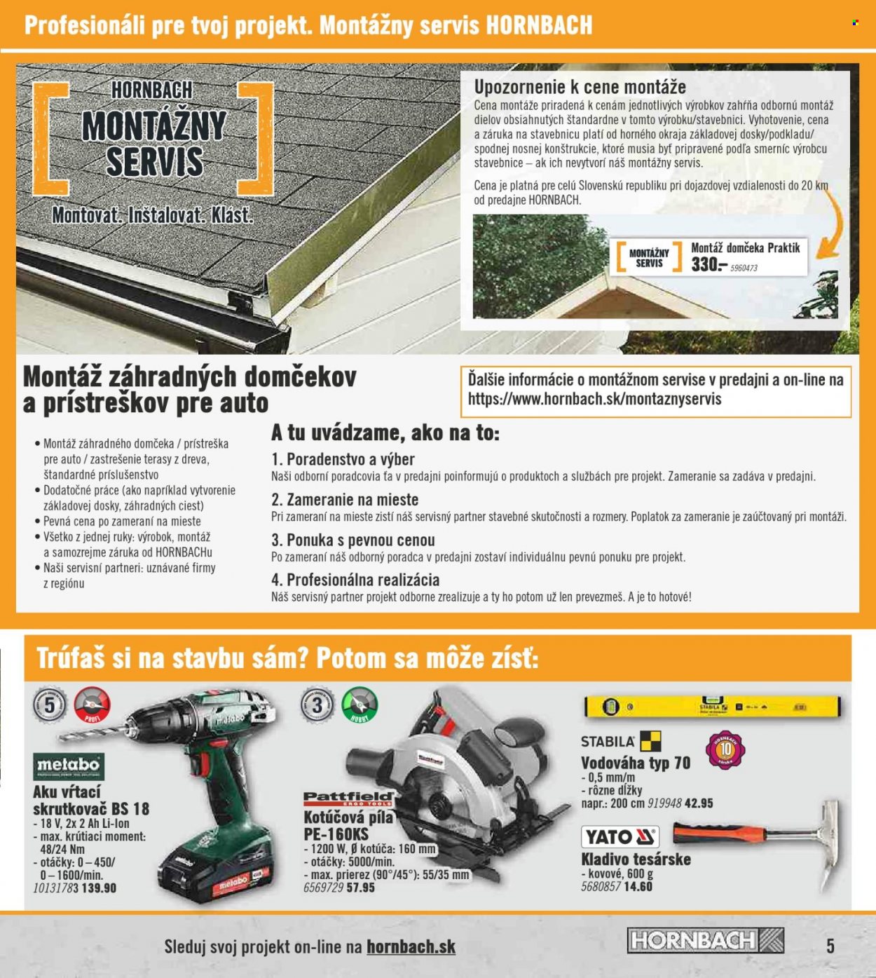 Leták Hornbach - 15.3.2022 - 15.6.2022. Strana 5
