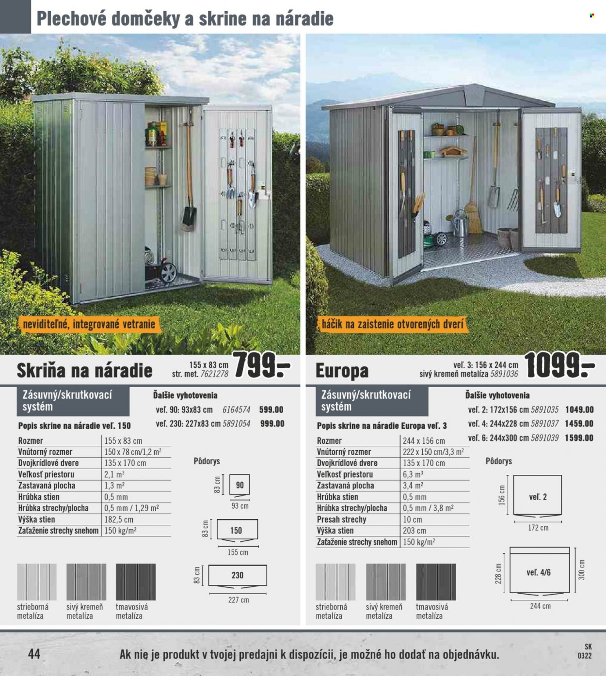 Leták Hornbach - 15.3.2022 - 15.6.2022. Strana 43