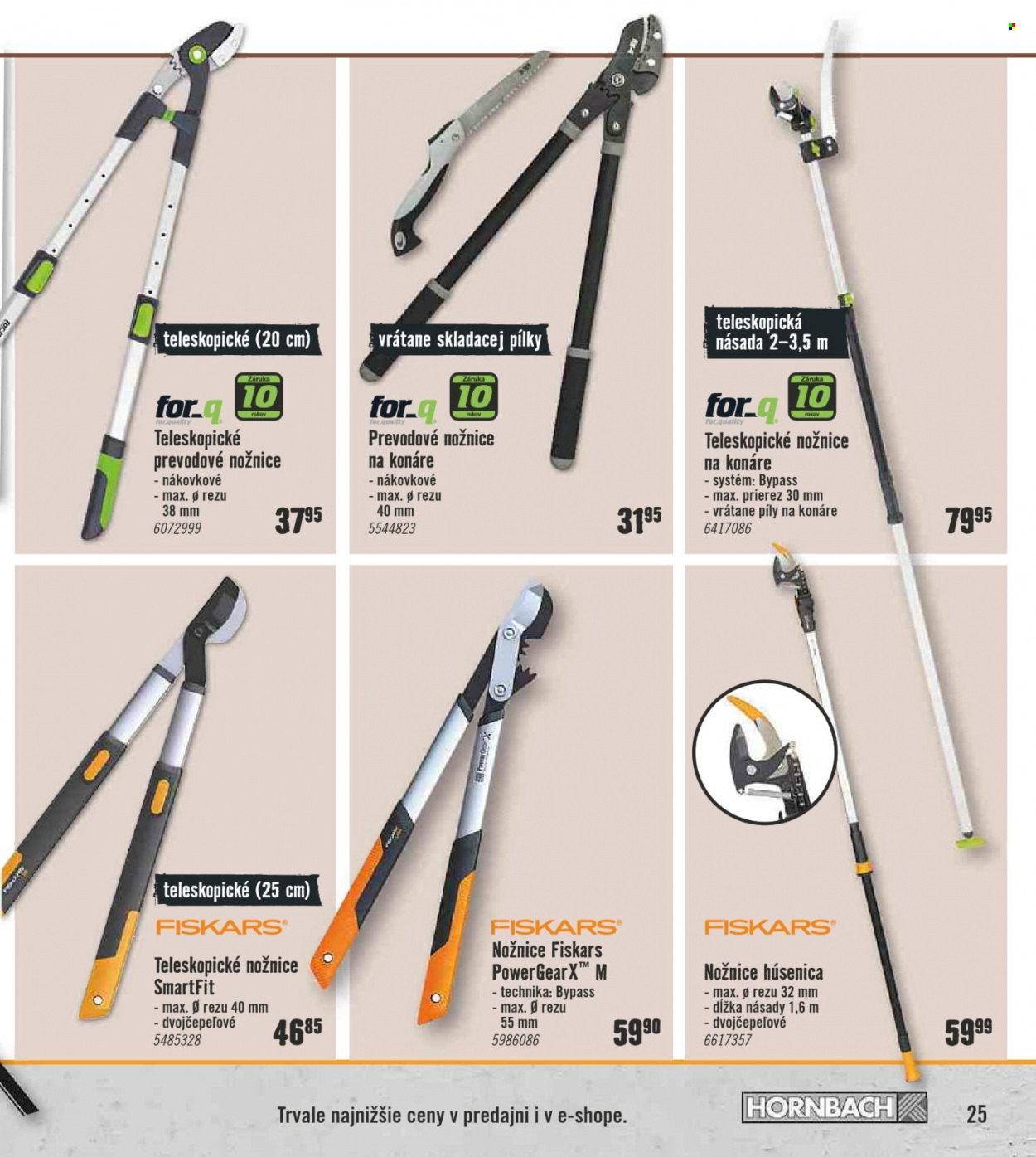 Leták Hornbach - 15.3.2022 - 15.6.2022. Strana 25