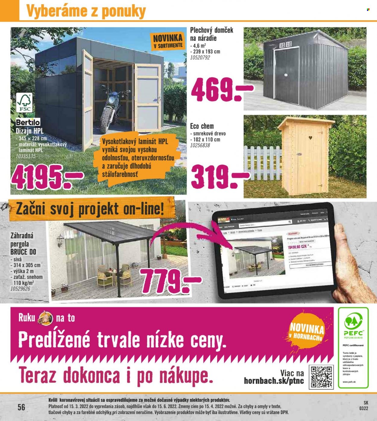 Leták Hornbach - 15.3.2022 - 15.6.2022. Strana 55