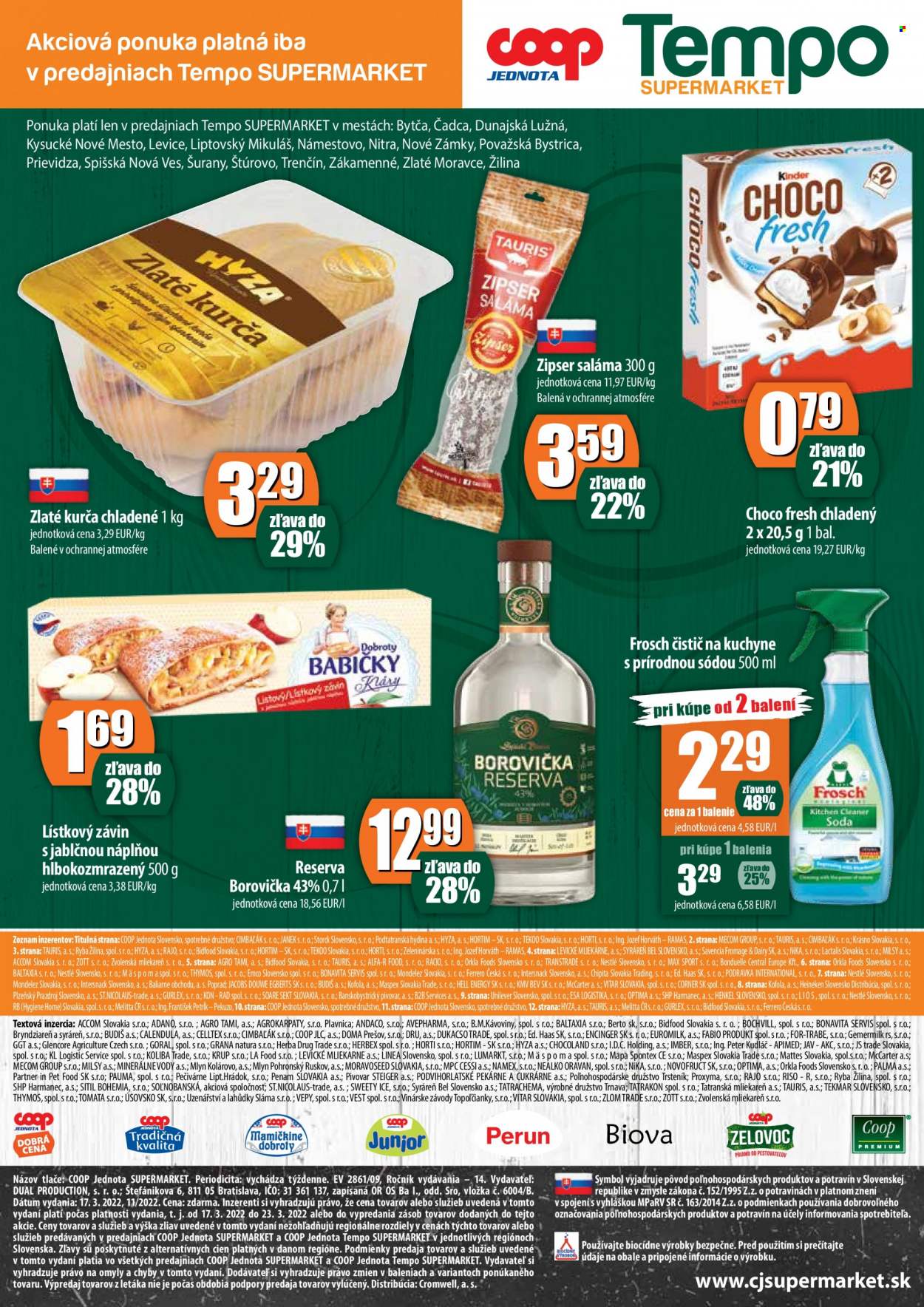 Leták COOP Jednota - 17.3.2022 - 23.3.2022. Strana 12