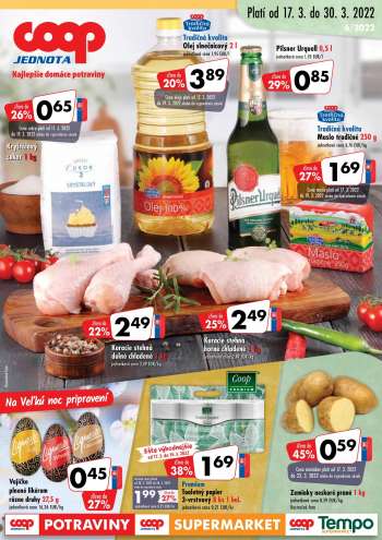 Leták COOP Jednota - 17.3.2022 - 30.3.2022.