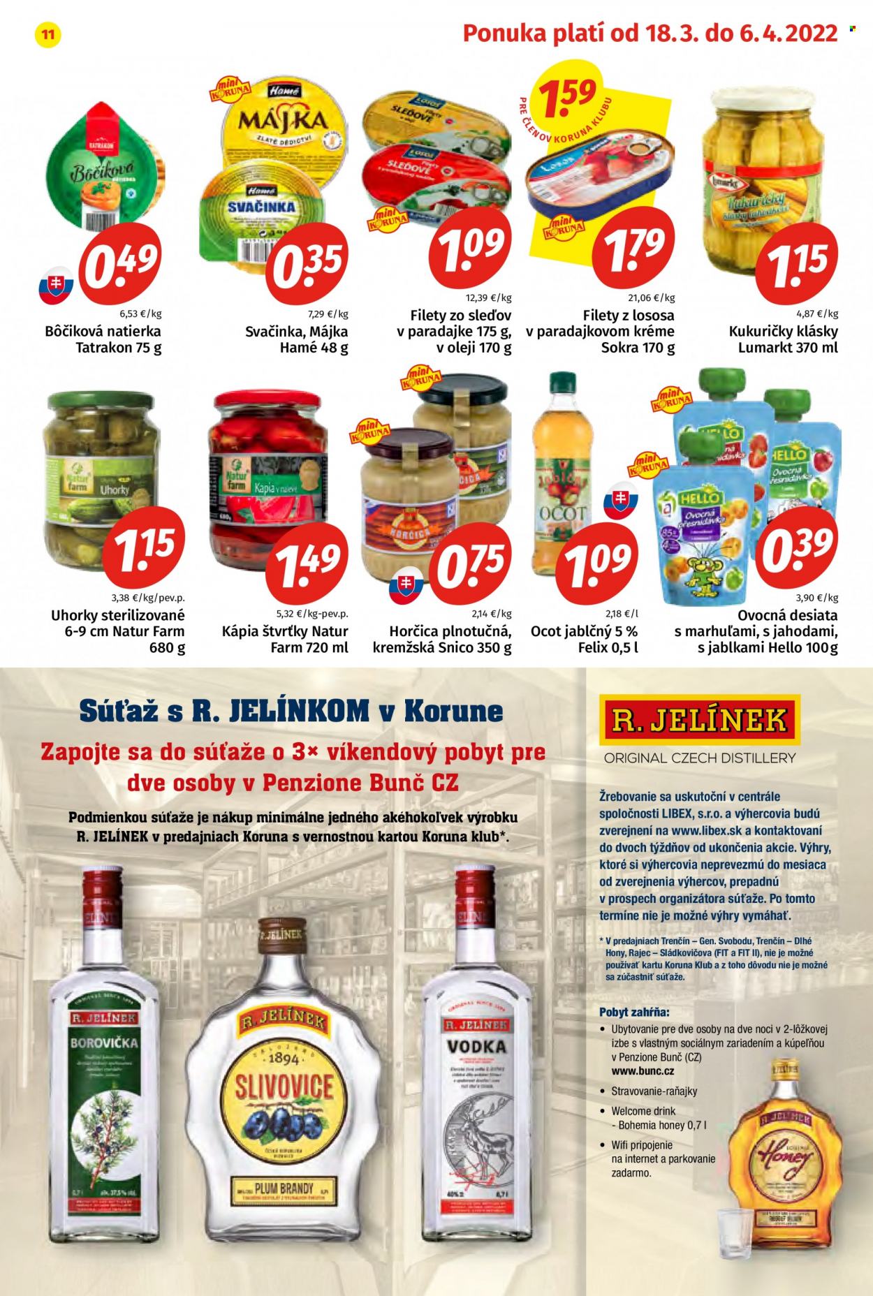 Leták Potraviny KORUNA - 18.3.2022 - 6.4.2022. Strana 11