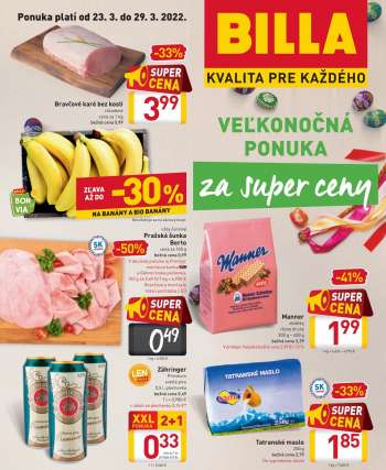 Leták Billa - 23.3.2022 - 29.3.2022.