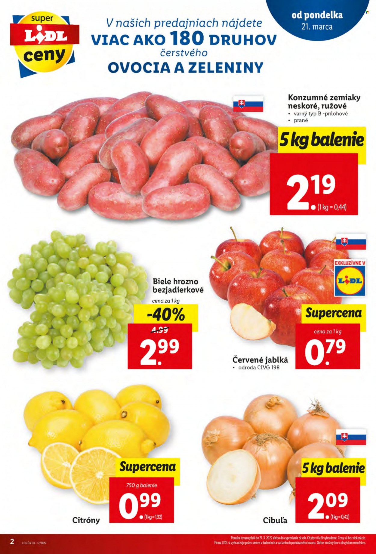 Leták Lidl - 24.3.2022 - 27.3.2022. Strana 2