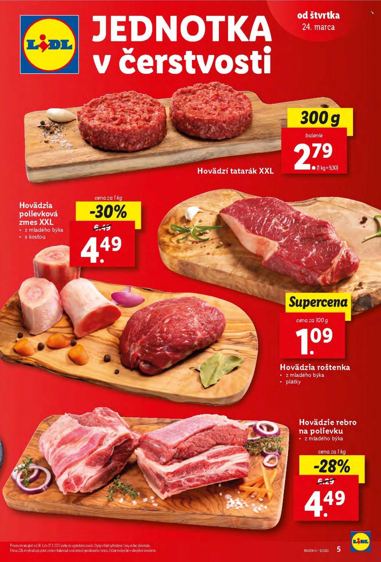 Leták Lidl - 24.3.2022 - 27.3.2022. Strana 5