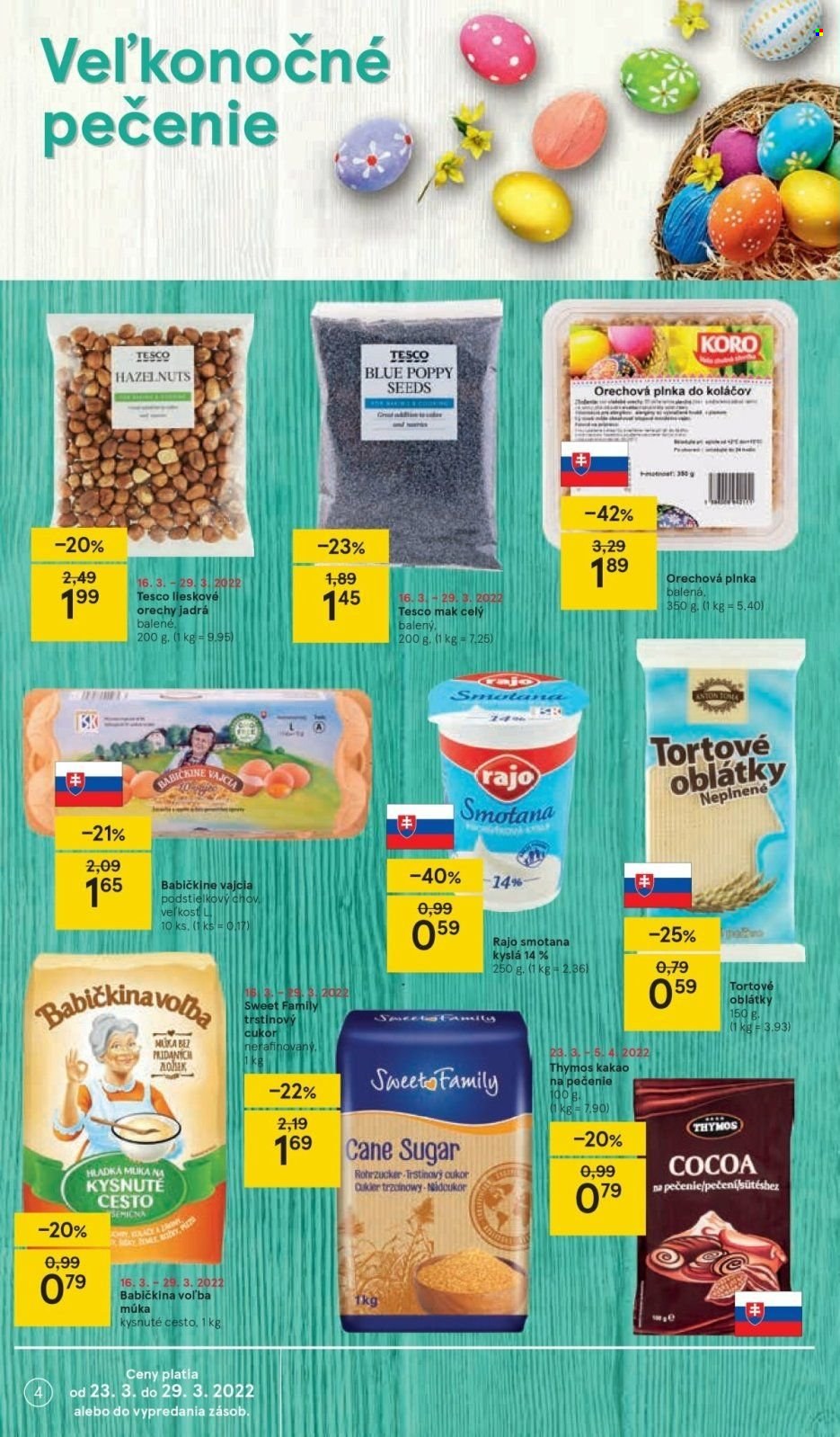 Leták TESCO - 23.3.2022 - 29.3.2022. Strana 4
