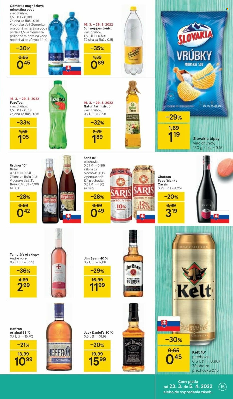 Leták TESCO - 23.3.2022 - 29.3.2022. Strana 15