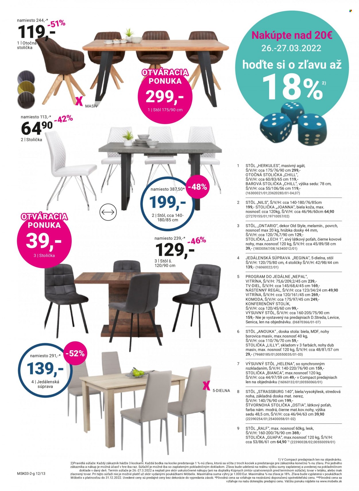 Leták Möbelix - 21.3.2022 - 3.4.2022. Strana 12
