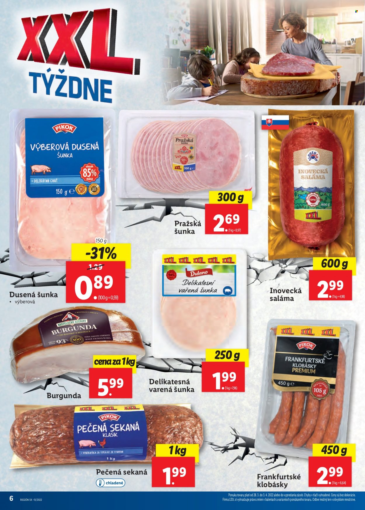 Leták Lidl - 28.3.2022 - 3.4.2022. Strana 6