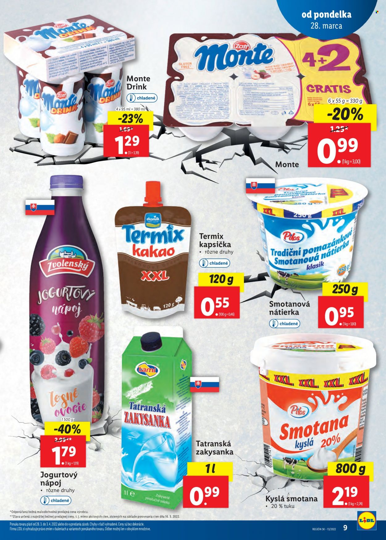 Leták Lidl - 28.3.2022 - 3.4.2022. Strana 9