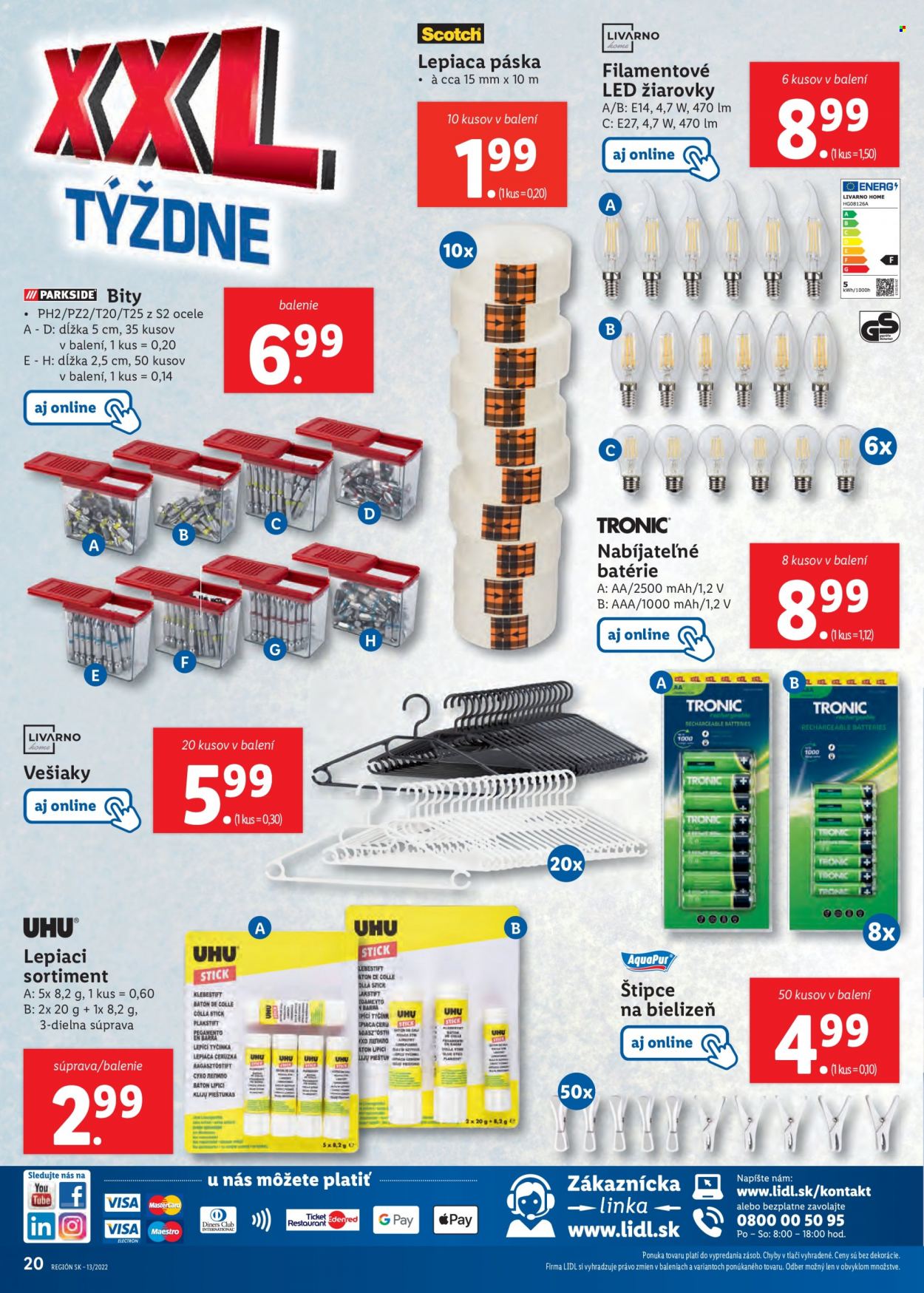 Leták Lidl - 28.3.2022 - 3.4.2022. Strana 20