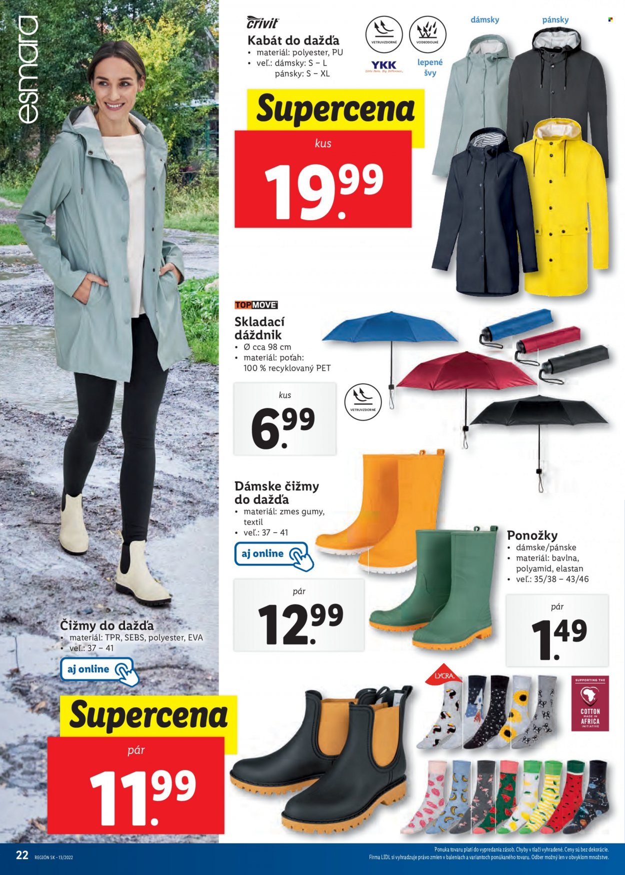 Leták Lidl - 28.3.2022 - 3.4.2022. Strana 22