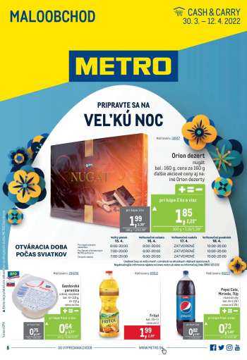 Leták Metro - 30.3.2022 - 12.4.2022.