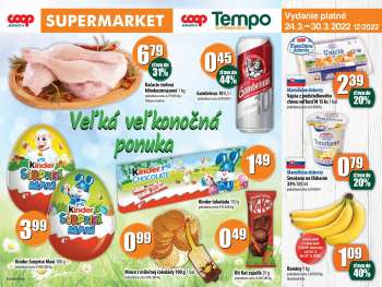 Leták COOP Jednota - 24.3.2022 - 30.3.2022.
