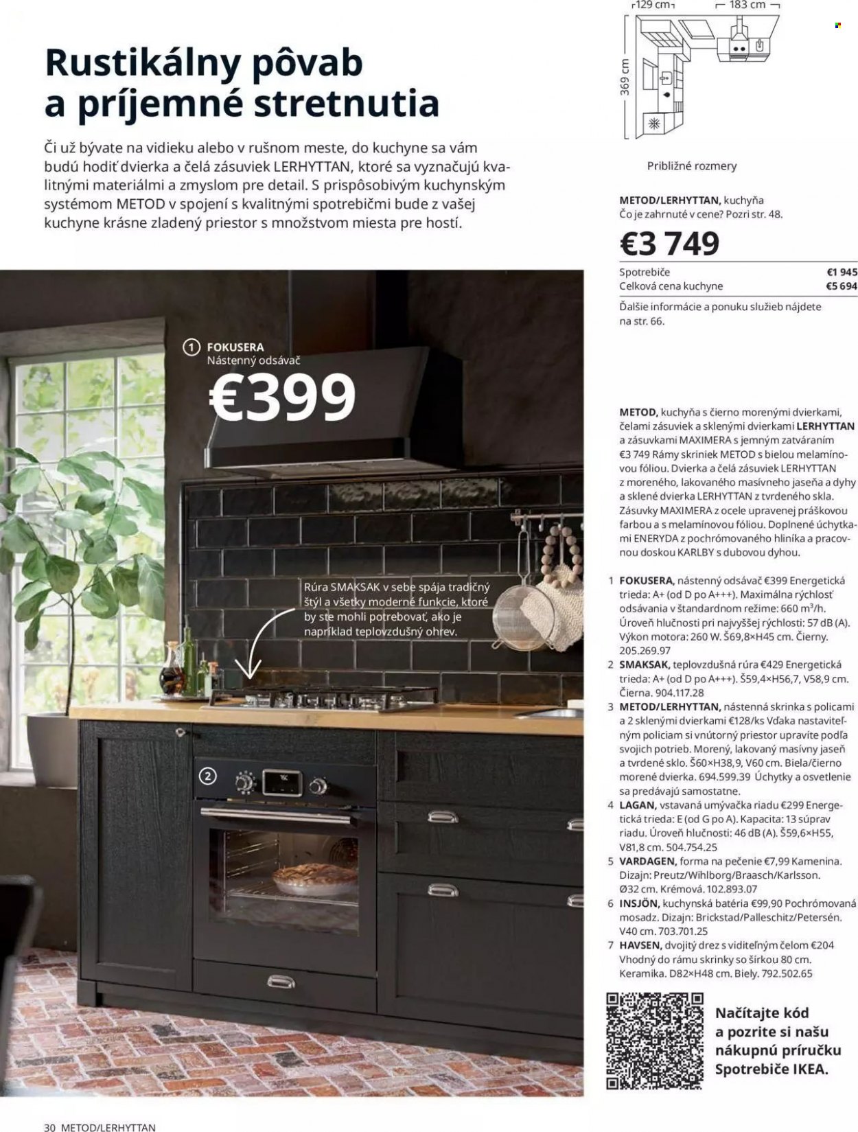 thumbnail - Leták IKEA - 25.3.2022 - 30.6.2022 - Produkty v akcii - forma na pečenie, batérie, odsávač pár, vstavaná umývačka riadu, umývačka riadu, Metod, skriňa, drez. Strana 30.