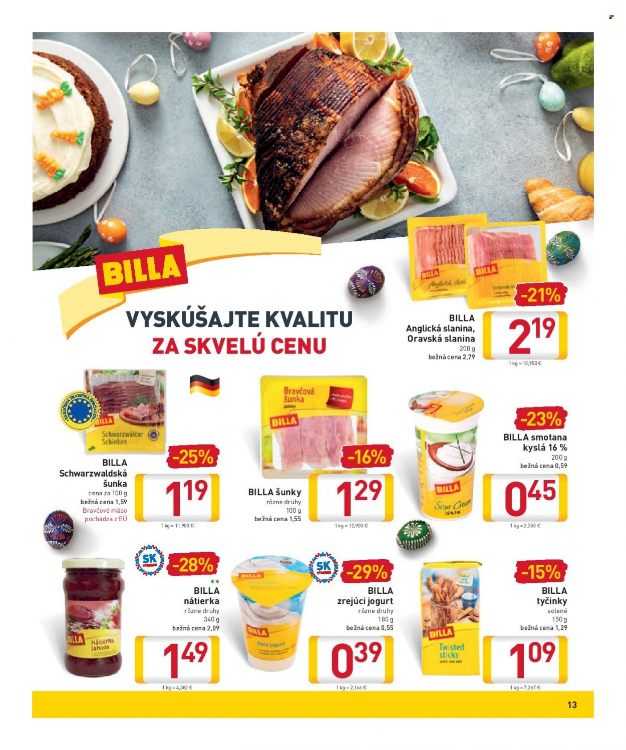 Leták Billa - 30.3.2022 - 5.4.2022. Strana 13