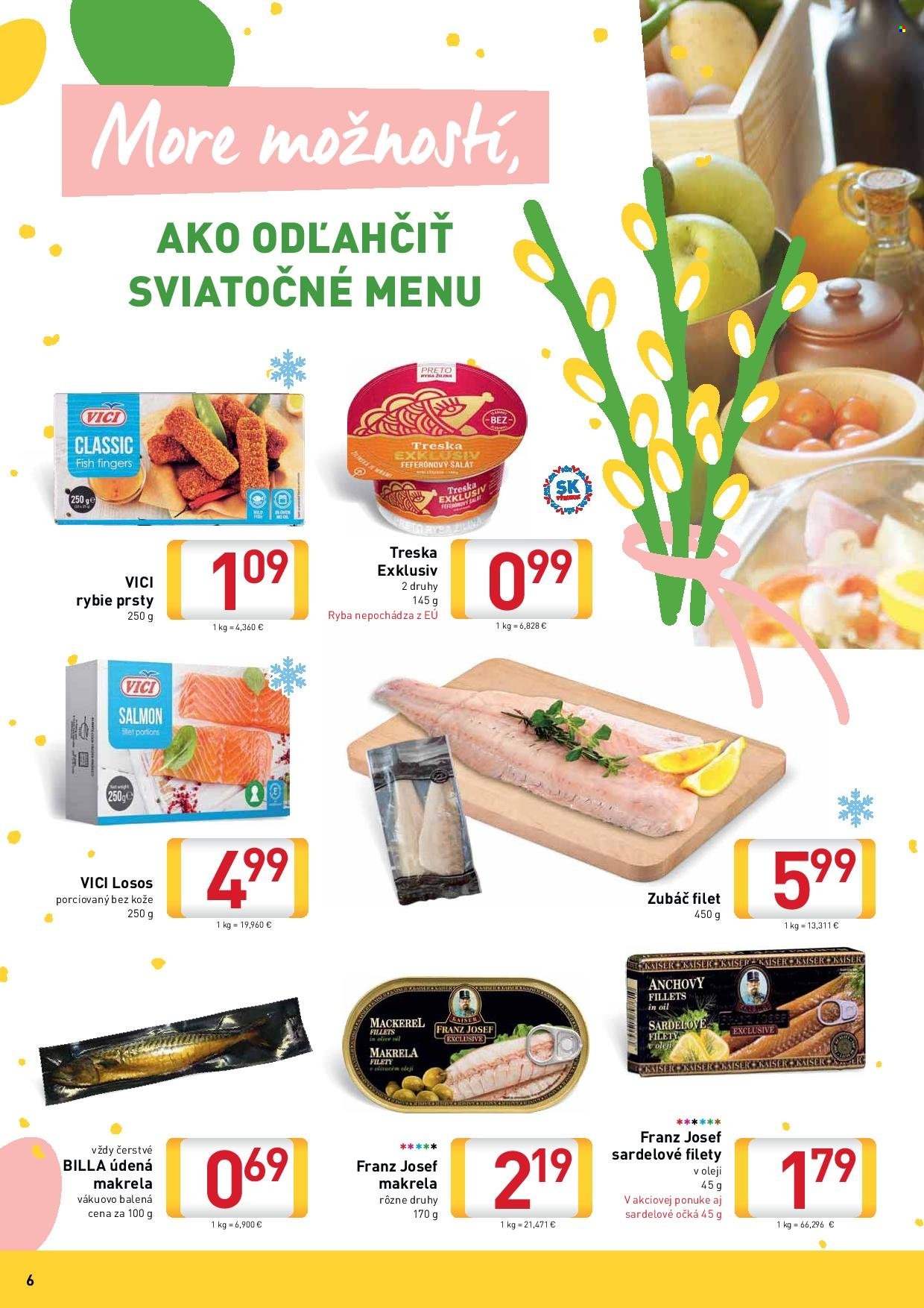 Leták Billa - 28.3.2022 - 17.4.2022. Strana 6