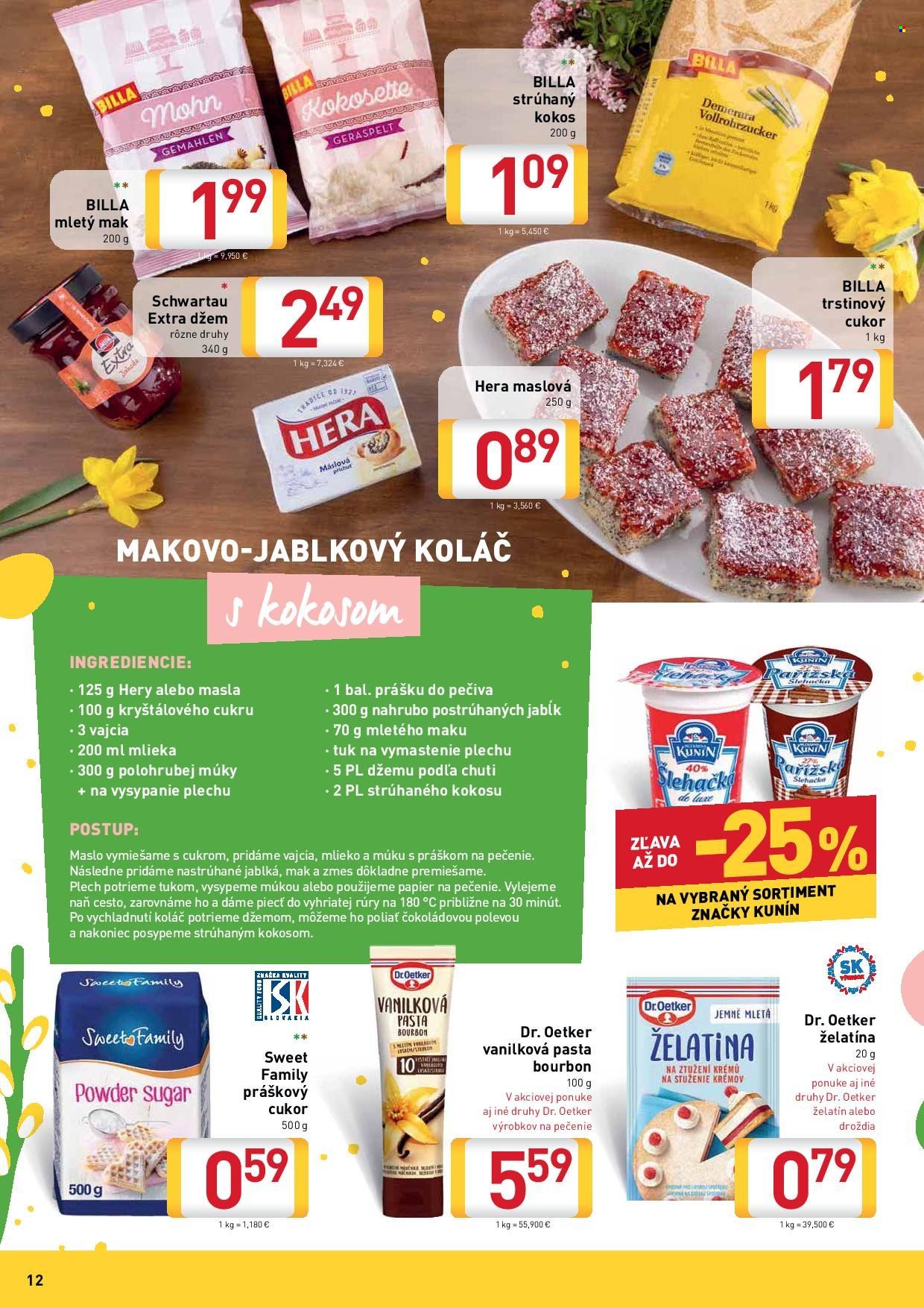 Leták Billa - 28.3.2022 - 17.4.2022. Strana 12