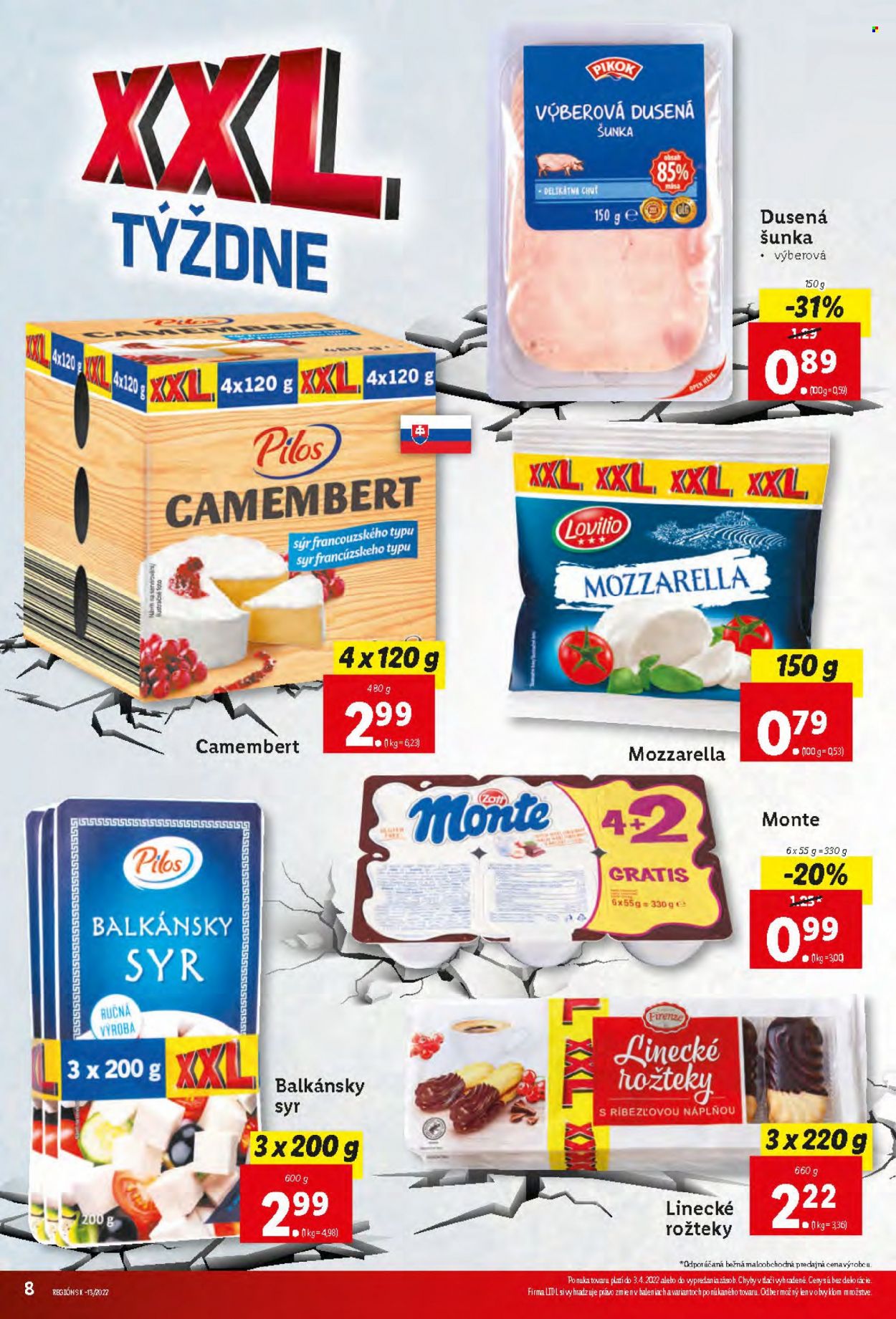 Leták Lidl - 31.3.2022 - 3.4.2022. Strana 8