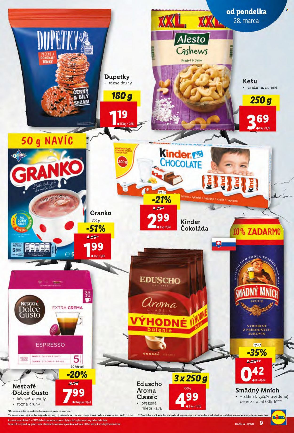 Leták Lidl - 31.3.2022 - 3.4.2022. Strana 9