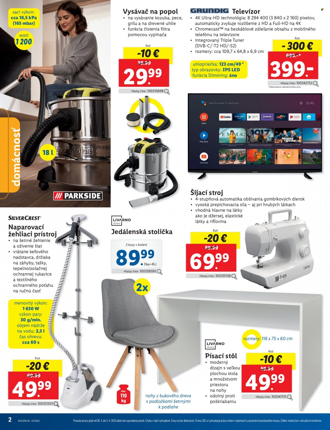 Leták Lidl - 28.3.2022 - 3.4.2022. Strana 2
