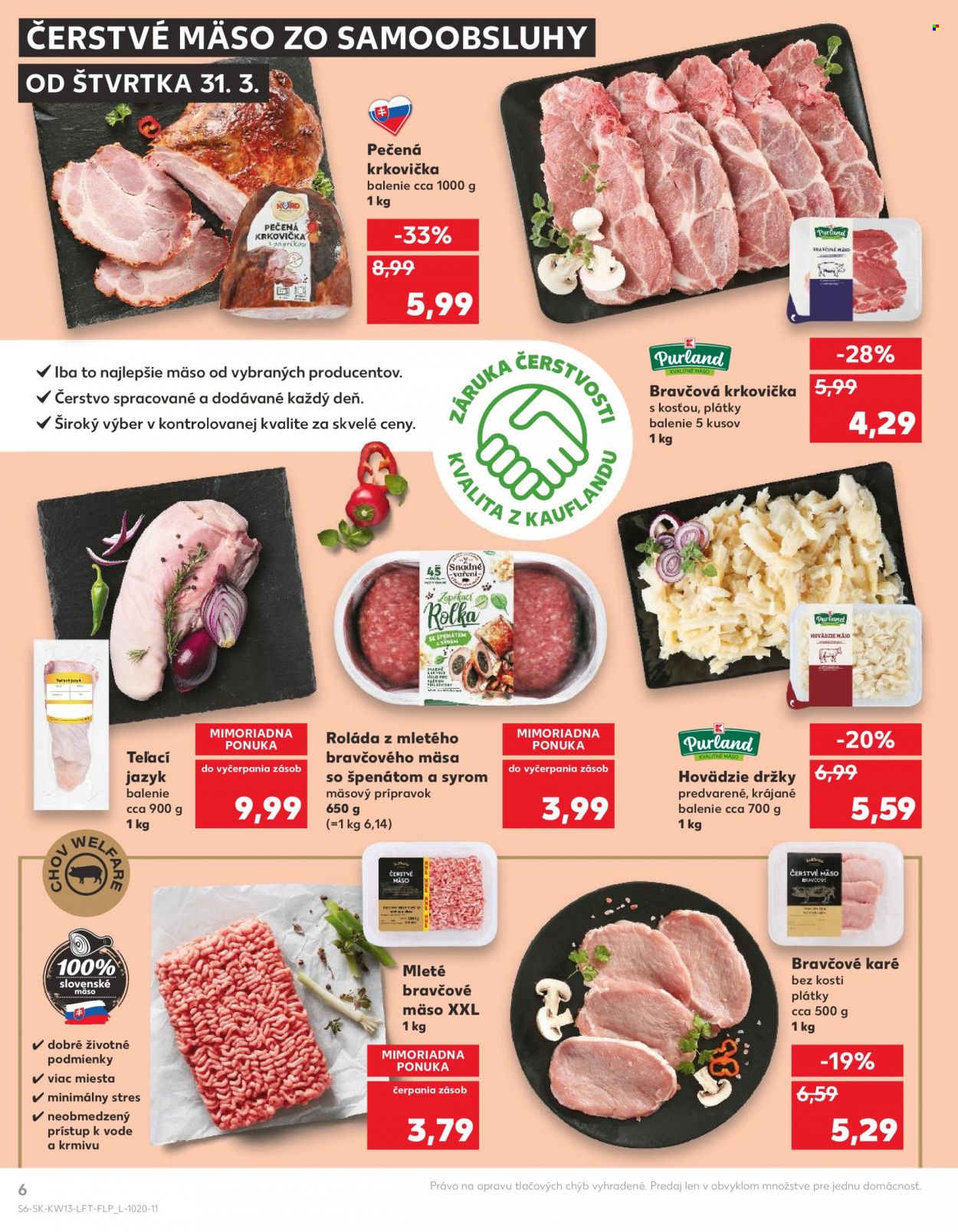Leták Kaufland - 31.3.2022 - 6.4.2022. Strana 6