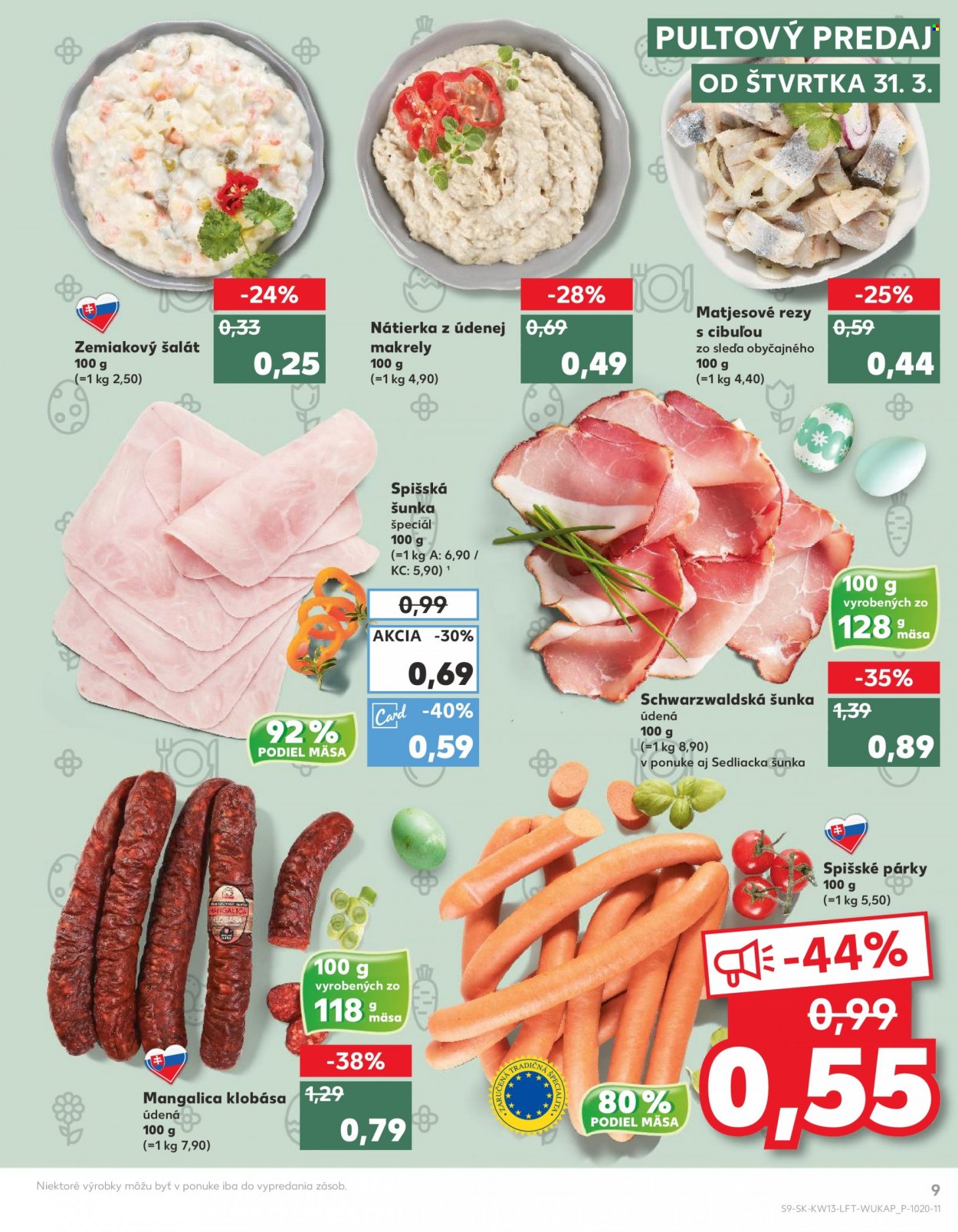 Leták Kaufland - 31.3.2022 - 6.4.2022. Strana 9