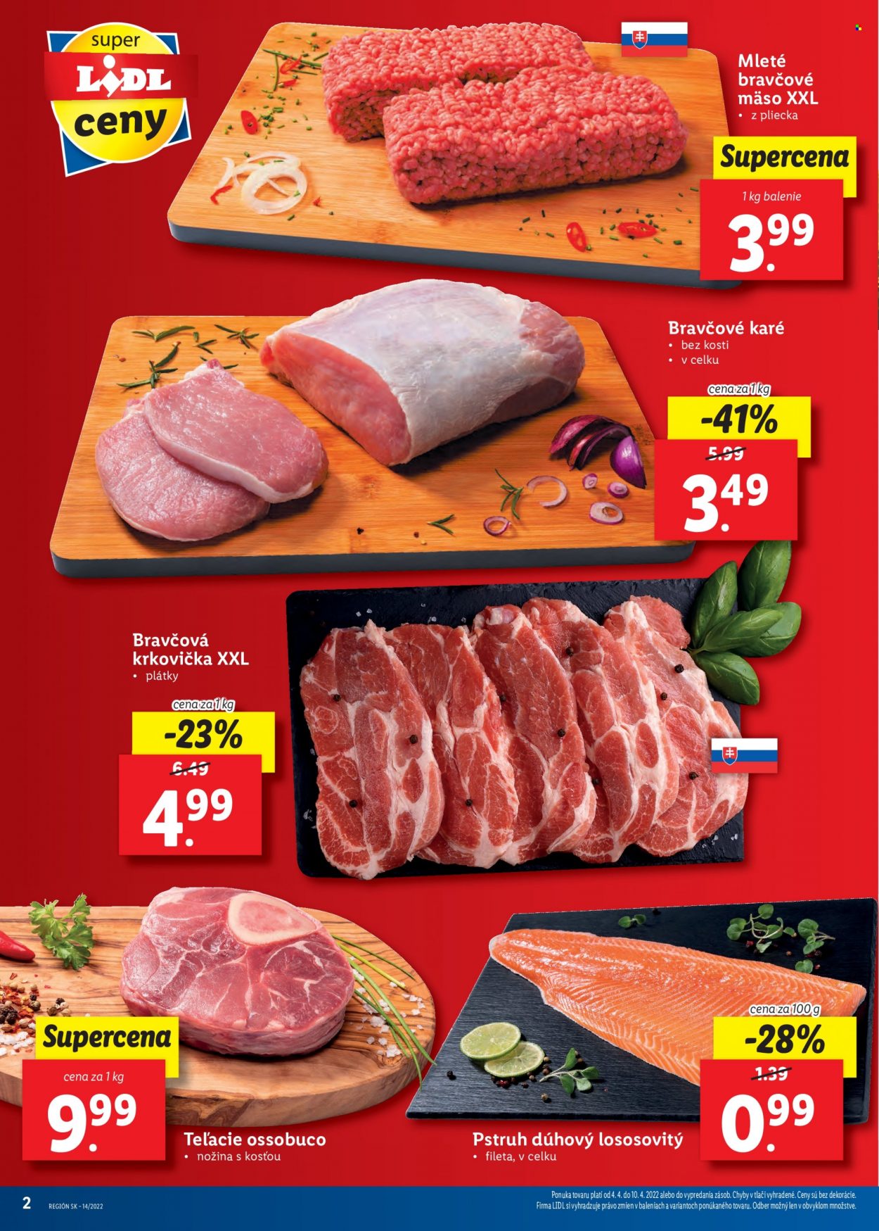 Leták Lidl - 4.4.2022 - 10.4.2022. Strana 3