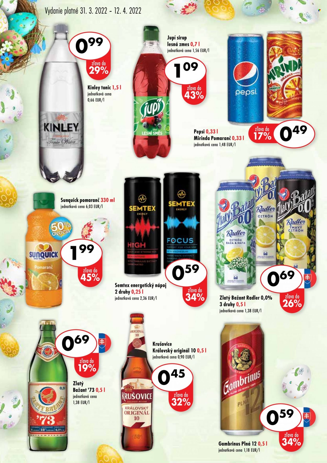 Leták COOP Jednota - 31.3.2022 - 12.4.2022. Strana 14