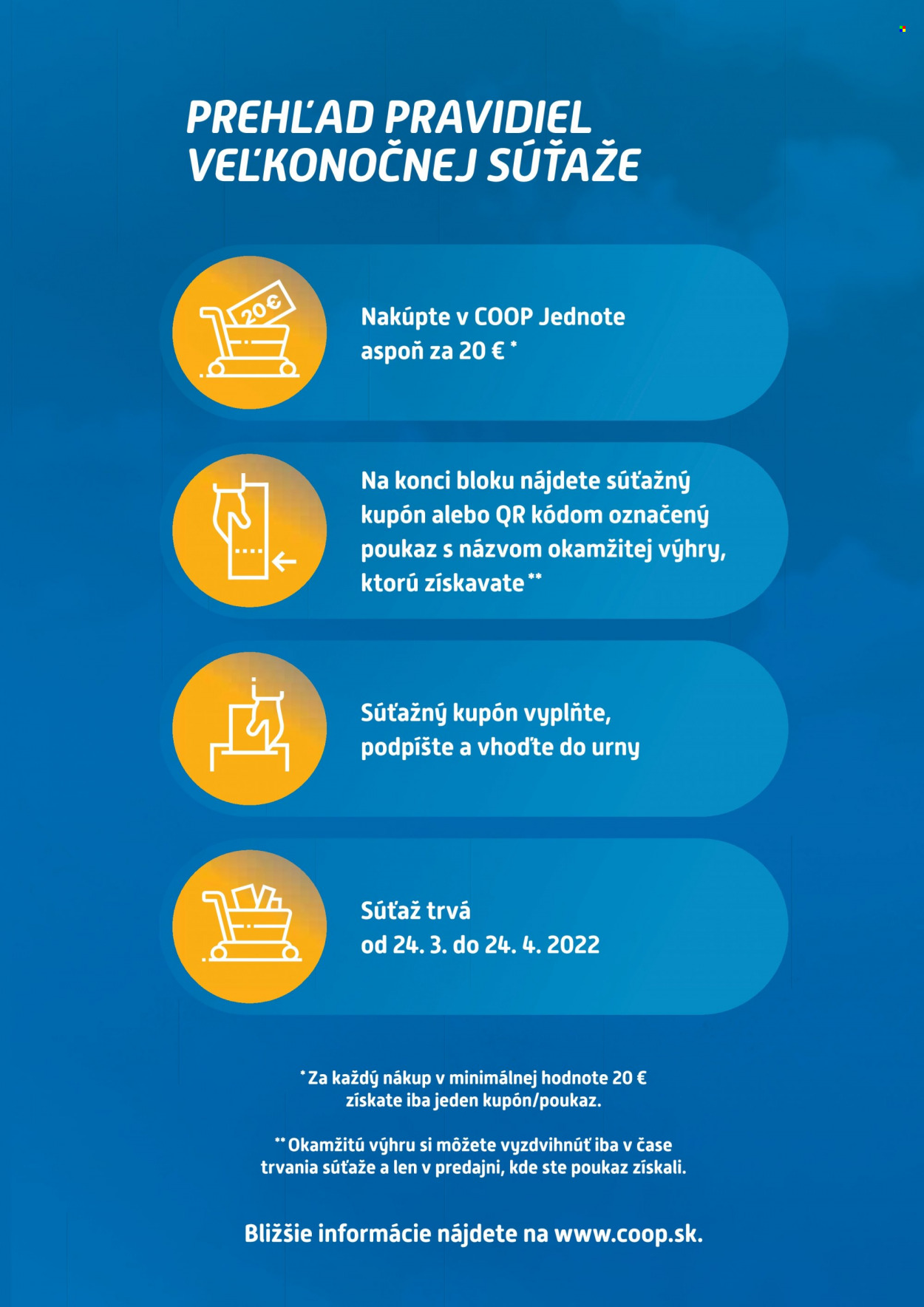 Leták COOP Jednota - 31.3.2022 - 12.4.2022. Strana 21