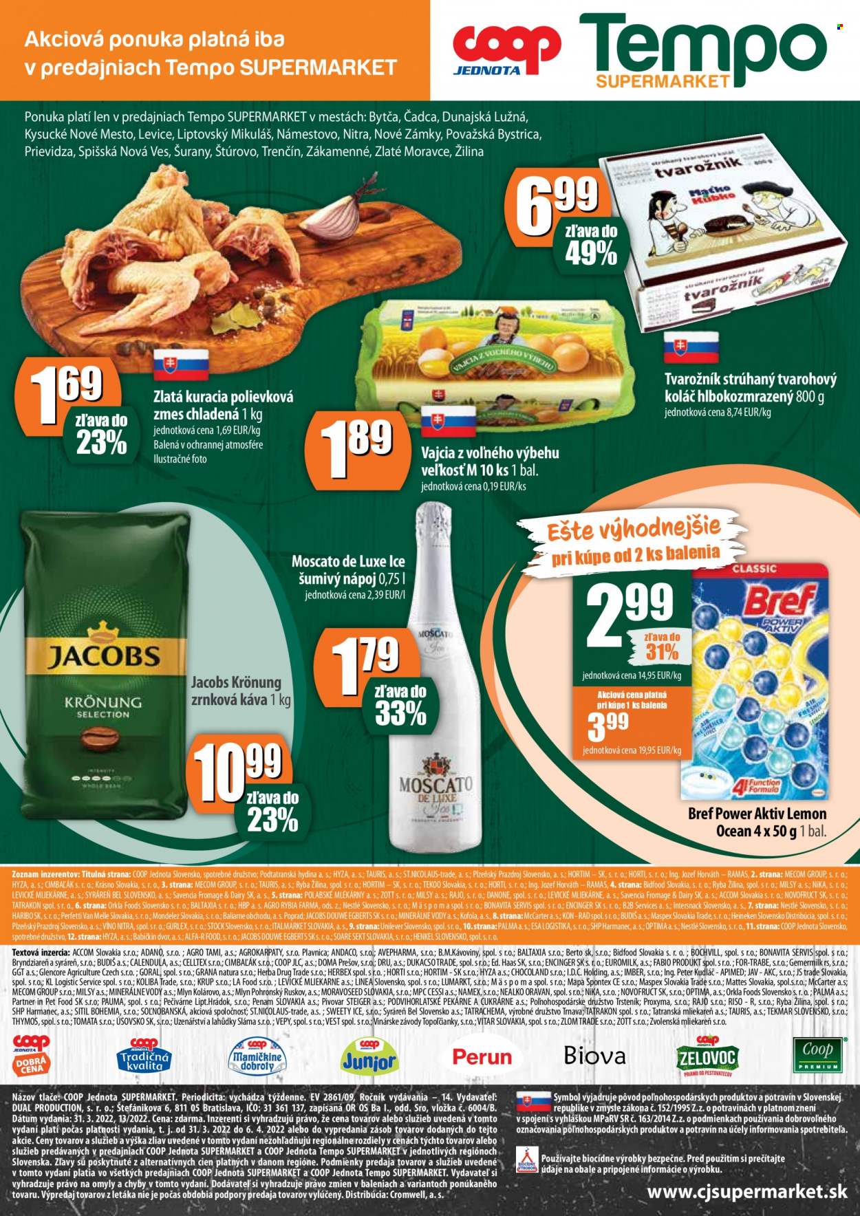 Leták COOP Jednota - 31.3.2022 - 6.4.2022. Strana 12