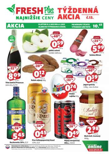 Leták FRESH - 31.3.2022 - 6.4.2022.