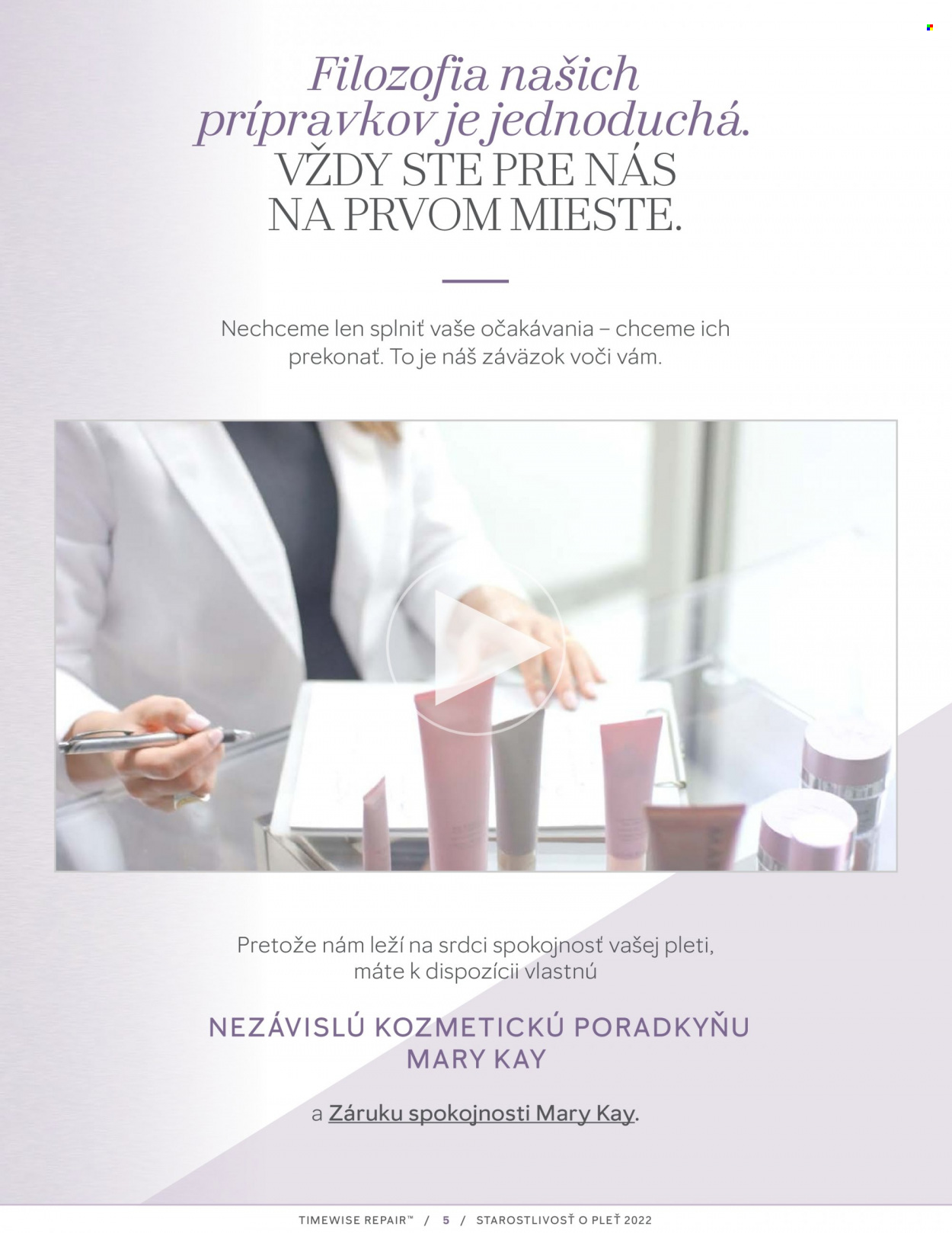 Leták Mary Kay. Strana 5
