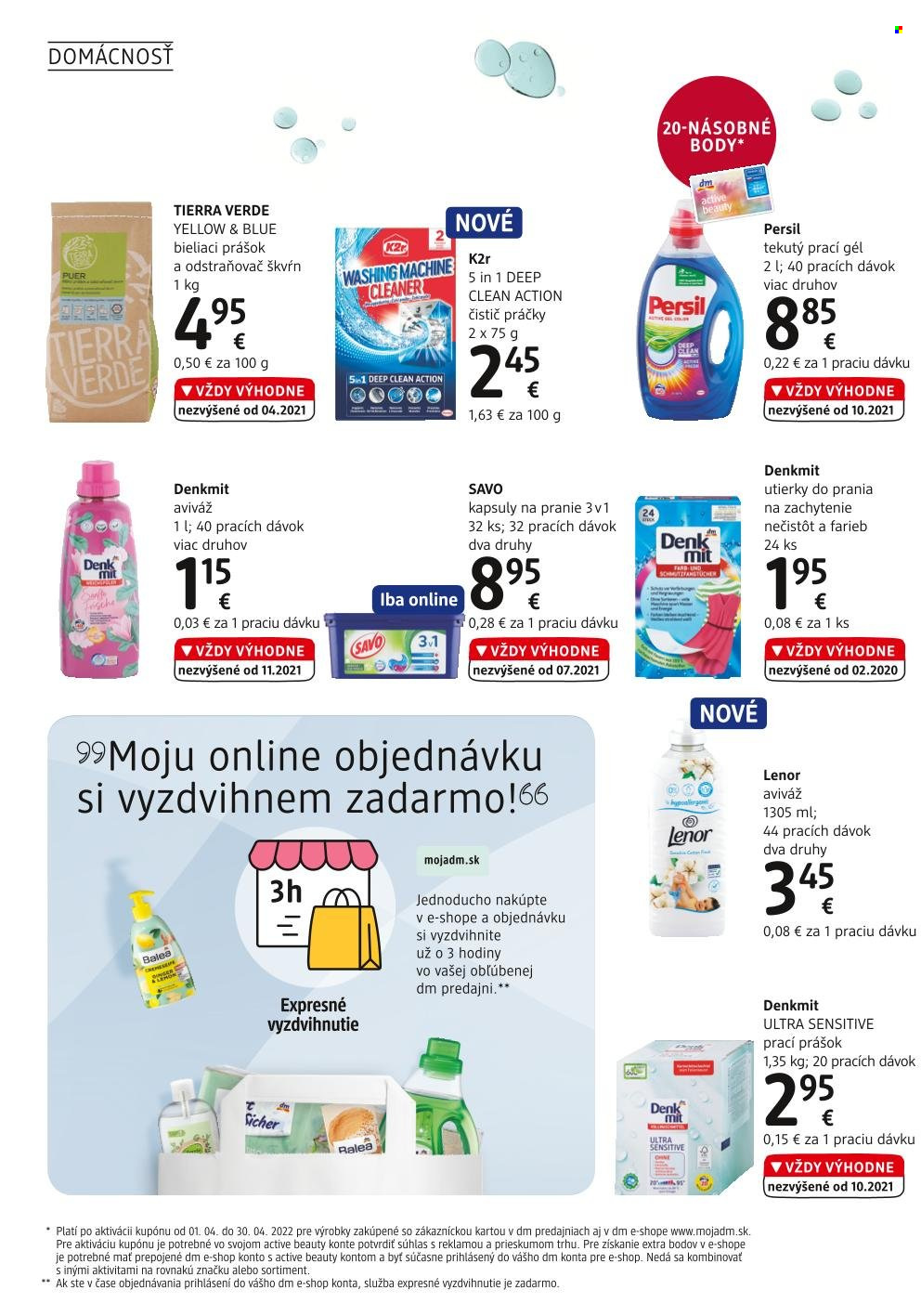 Leták dm drogerie - 1.4.2022 - 30.4.2022. Strana 30