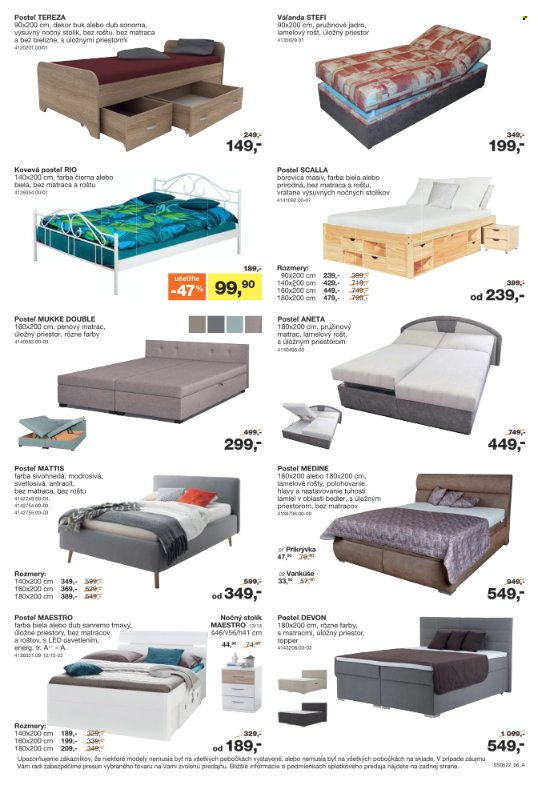 Leták Sconto nábytok - 1.4.2022 - 28.4.2022. Strana 6