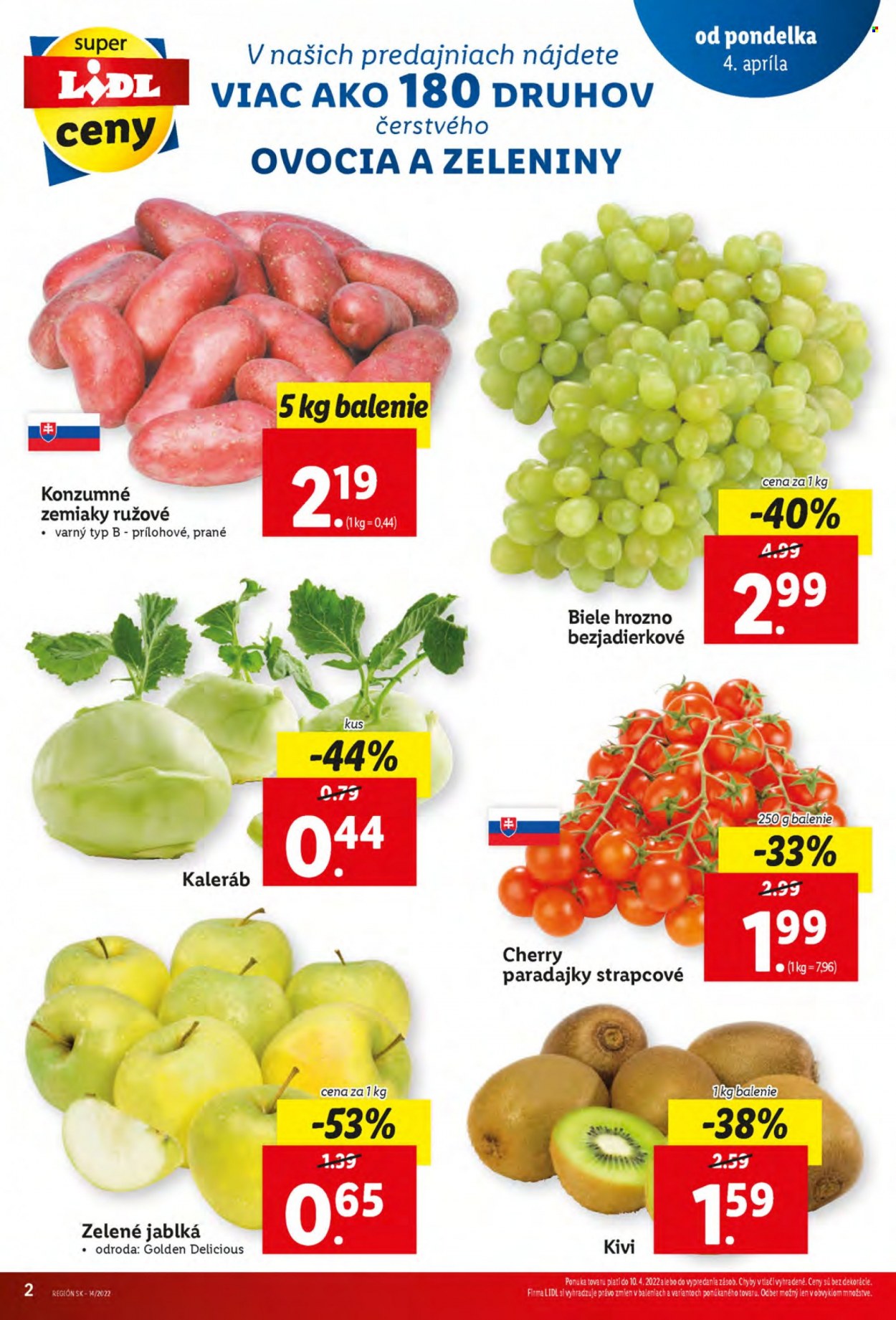 Leták Lidl - 7.4.2022 - 10.4.2022. Strana 2