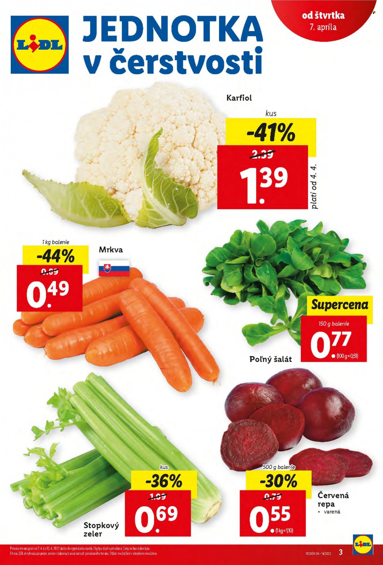 Leták Lidl - 7.4.2022 - 10.4.2022. Strana 3