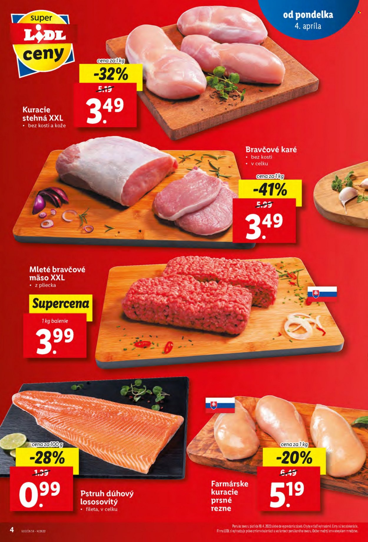 Leták Lidl - 7.4.2022 - 10.4.2022. Strana 4