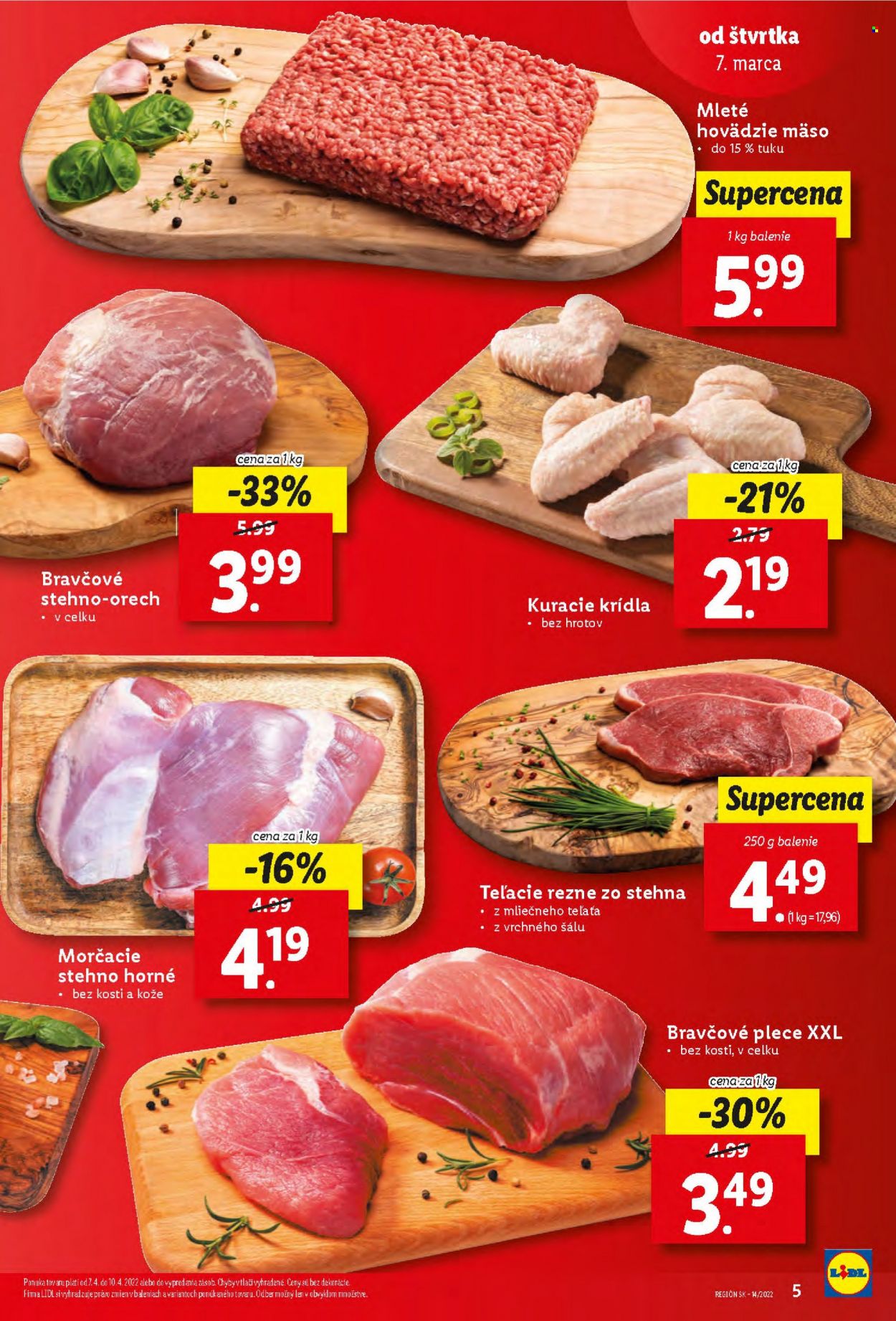 Leták Lidl - 7.4.2022 - 10.4.2022. Strana 5