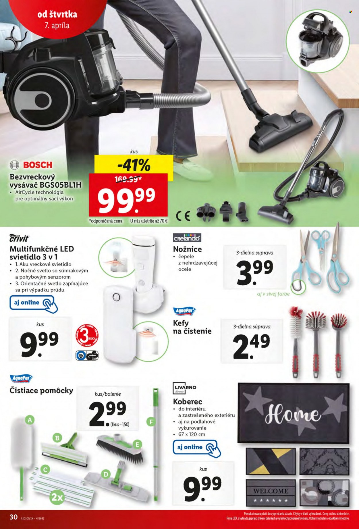 Leták Lidl - 7.4.2022 - 10.4.2022. Strana 30