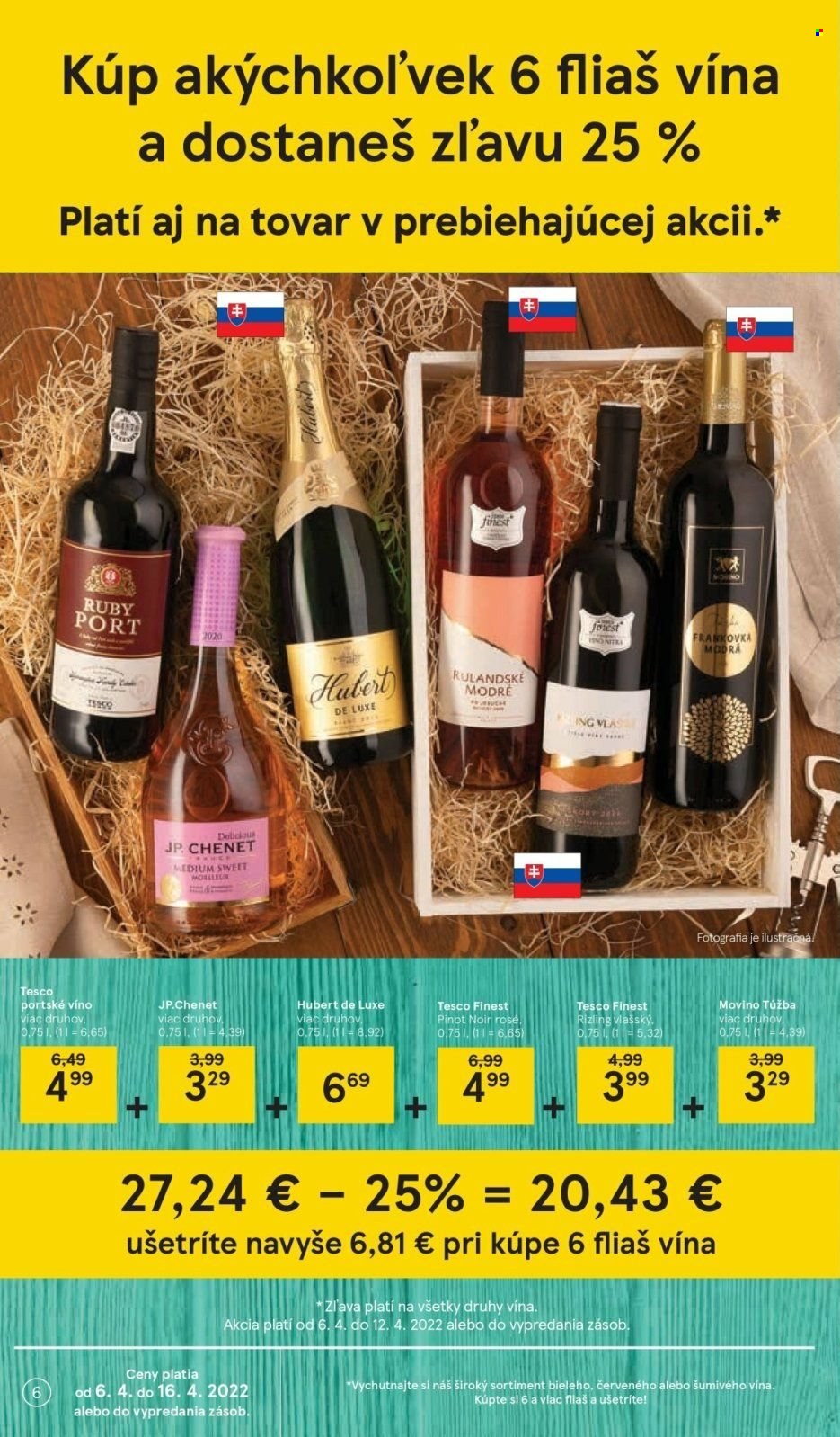 Leták TESCO supermarket - 6.4.2022 - 11.4.2022. Strana 6