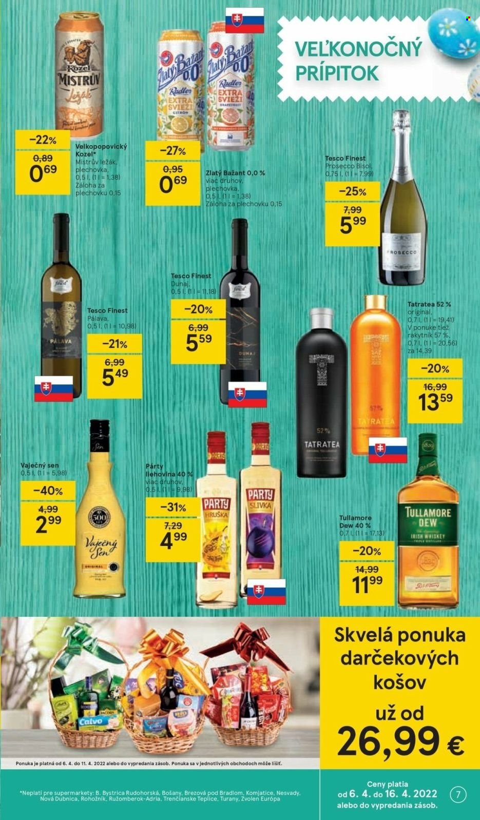Leták TESCO supermarket - 6.4.2022 - 11.4.2022. Strana 7