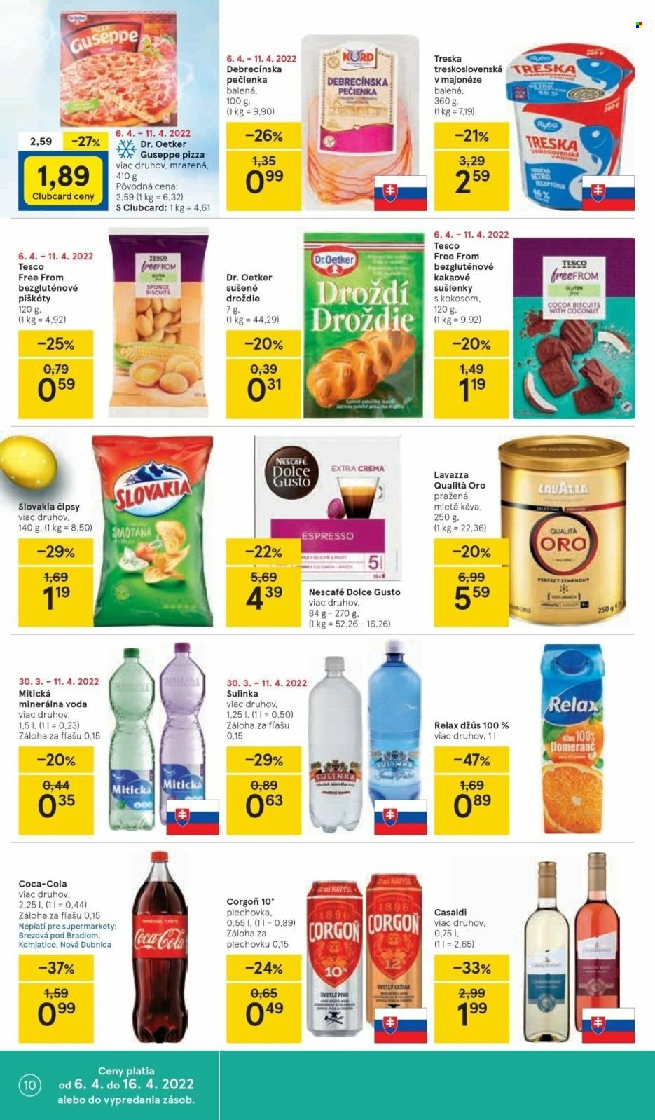 Leták TESCO supermarket - 6.4.2022 - 11.4.2022. Strana 10