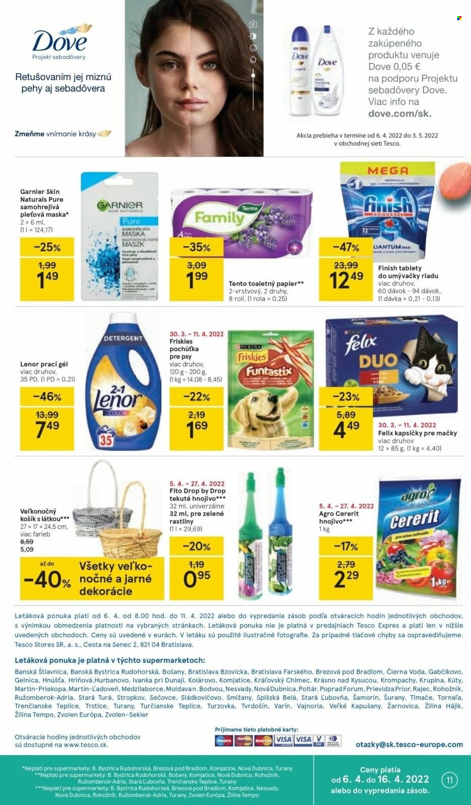 Leták TESCO supermarket - 6.4.2022 - 11.4.2022. Strana 11