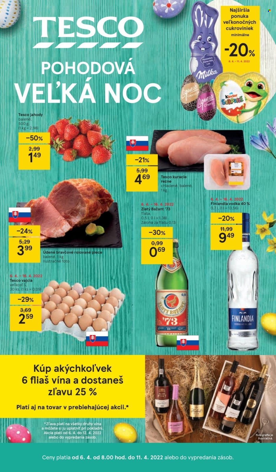 Leták TESCO - 6.4.2022 - 11.4.2022. Strana 1