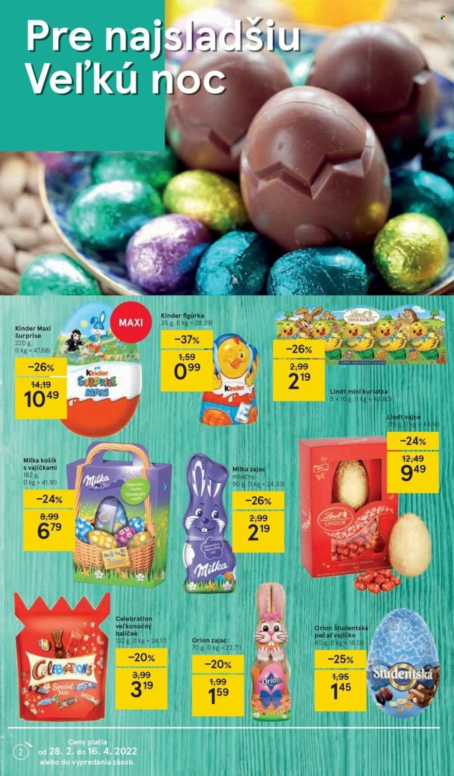 Leták TESCO - 6.4.2022 - 11.4.2022. Strana 2