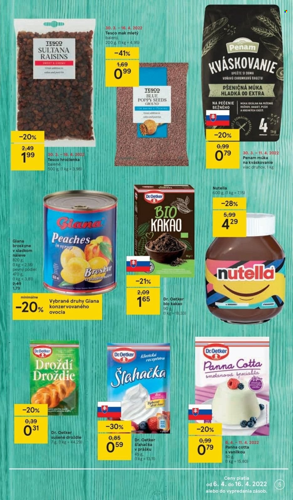 Leták TESCO - 6.4.2022 - 11.4.2022. Strana 5